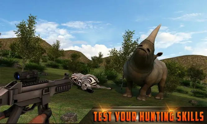 Wild Hunter Jungle Shooting 3D android App screenshot 14